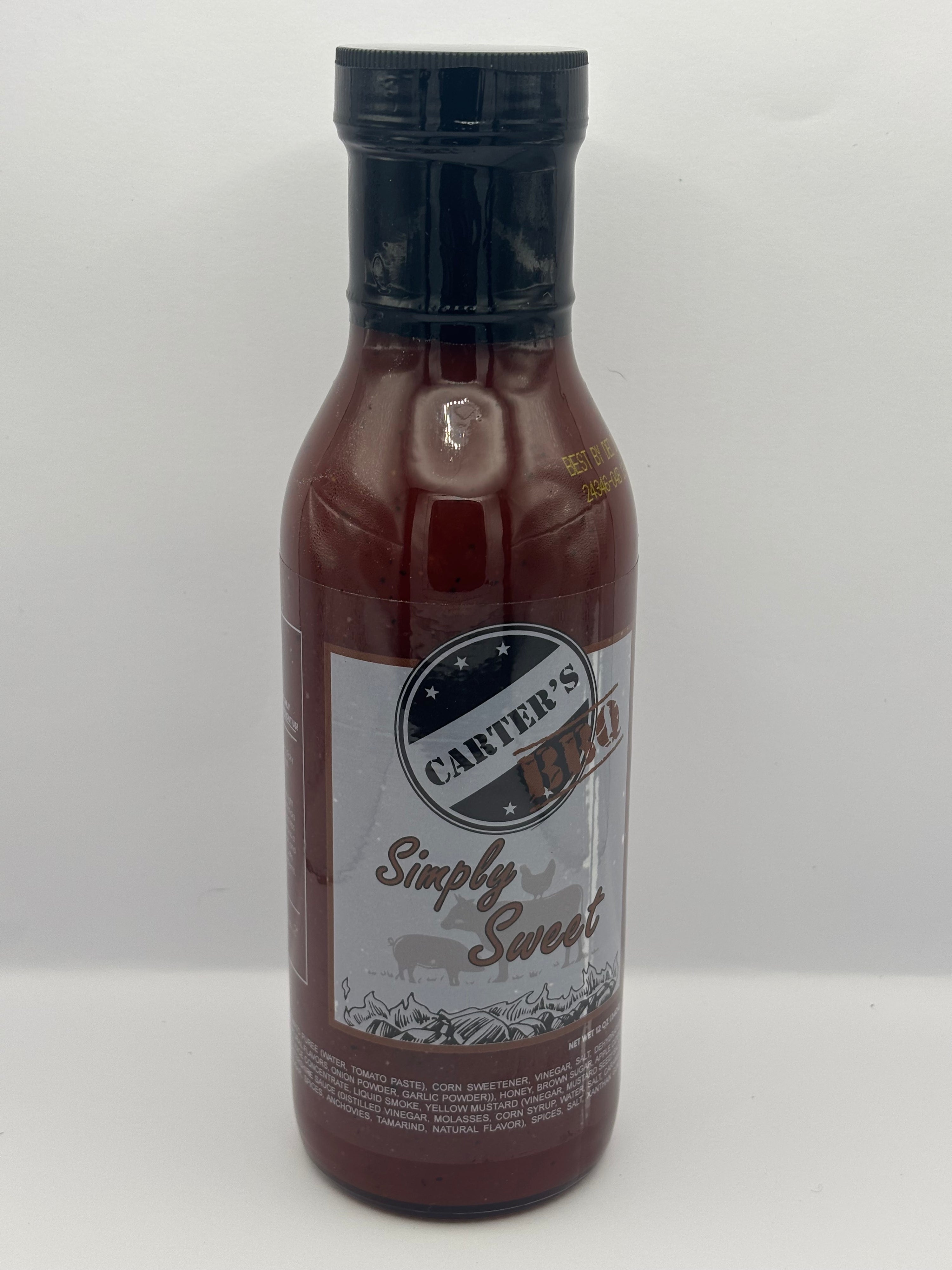 12oz Carter’s Simply Sweet BBQ Sauce