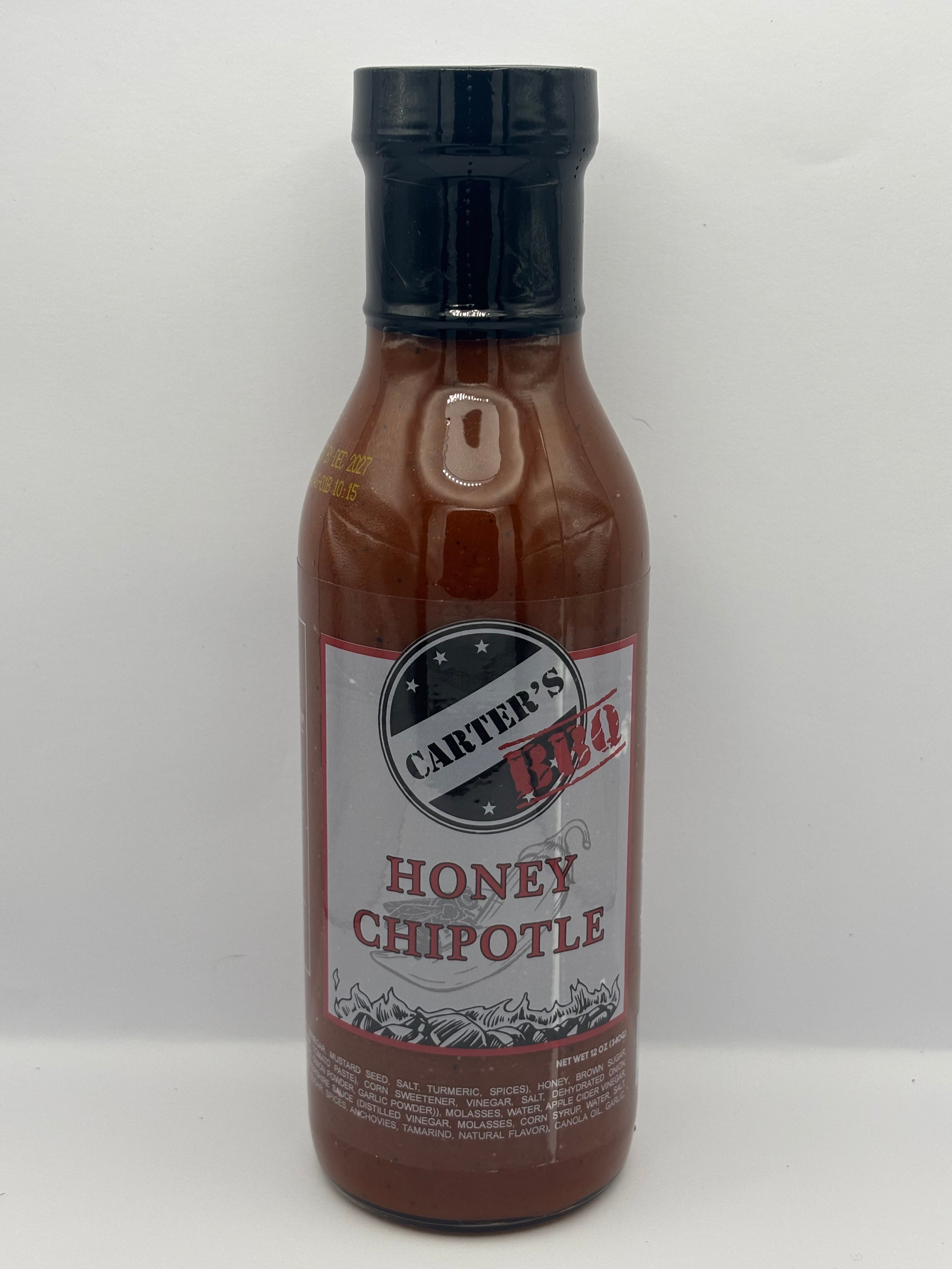 12oz Carter’s Honey Chipotle BBQ Sauce